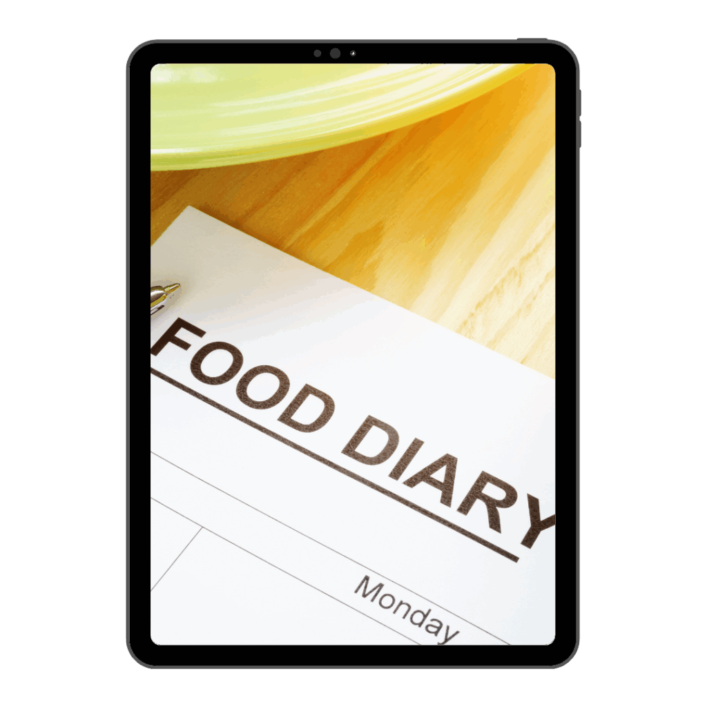 Mockup Ernährungstagebuch